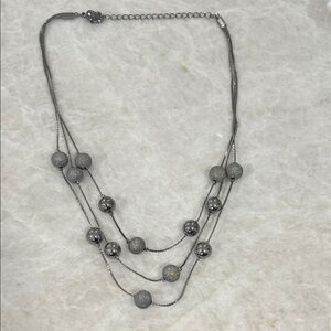 Elegant Silver Layered Necklace by Alfani